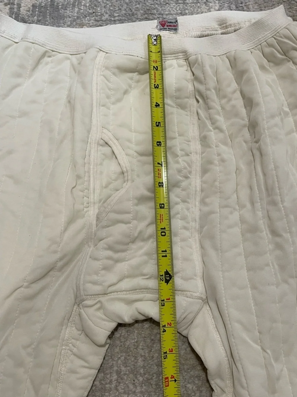 Vintage 1960-70's Penney’s Quilted Thermal Long Underwear XL 42-44 Puffer Pants